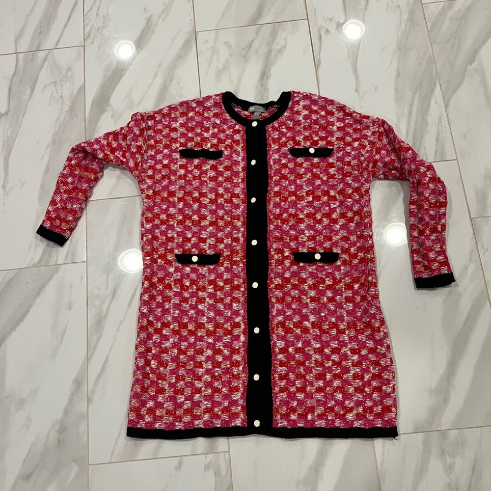 ASOS tweed inspired sweater dress